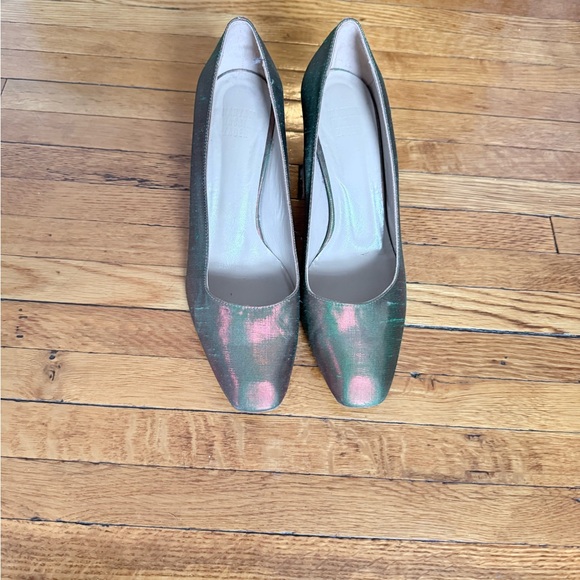 Maryam Nassir Zadeh Iridescent Green and Pink Heels - Picture 2 of 6